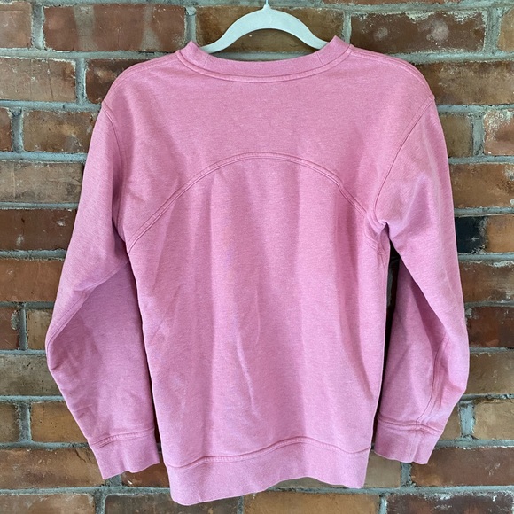 LULULEMON all yours crew *terry cotton* heathered azalea pink size 2-4 - Picture 8 of 9